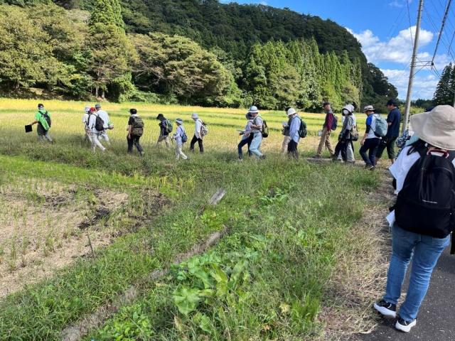 一関市骨寺村荘園コース分岐点４.JPG